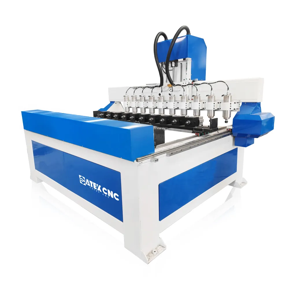 3D ahşap makineleri 1325 ATC CNC ahşap yönlendirici oyma 1325 3 eksen 3D gravür ağaç İşleme makinesi