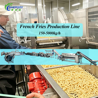 Chaîne de production industrielle automatique certifiée CE ISO pour la fabrication de frites de manioc et de pommes de terre fraîches surgelées