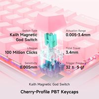 Clavier de jeu magnétique Mchose Ace 68 Air 65% à effet Hall, actionnement réglable, déclenchement rapide, RGB 8000Hz, filaire, Hot-Swap