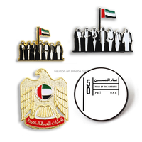 Insigne de drapeau des Émirats arabes unis personnalisé épinglette broche de fête nationale des Émirats arabes unis épingles en émail