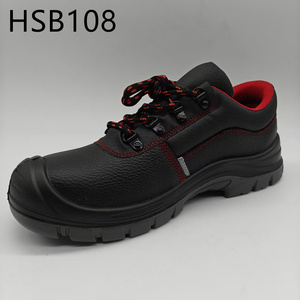 Chaussures de travail minières populaires en acier HY, Kenya, avec embout de protection, prix d'usine, anti-perforation, nouveau style, bottes de sécurité noires HSB107 - Product Image 5
