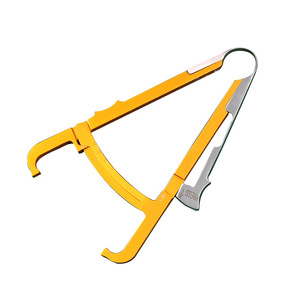 Calibrador de Grasa Corporal de Acero Inoxidable, Color Dorado, para Uso Personal - Product Image 1