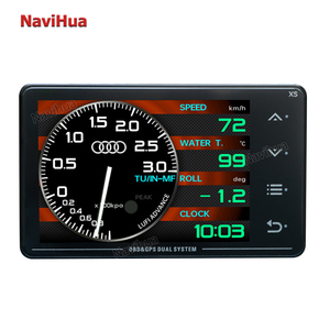 Lufi Xf مقياس درجة حرارة الماء سيارة السيارات متر Lcd داش العالمي سيارة Obd قياس شاشة مقياس رقمي العالمي Obd