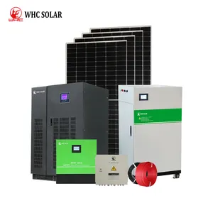 व्हेल वाणिज्यिक सौर समाधान 50kw 60kw 100kw 150kw जीवन शक्ति 4 बैटरी पैक सौर प्रणाली ऊर्जा भंडारण