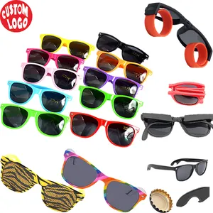 Polarize Uv baskılı Logo çerçeve erkekler kare Unisex katlanır Pinhole açacağı bisiklet spor parti Shades Sunglass özel güneş gözlüğü