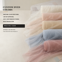 Tissu teint en maille de soie 100% de qualité supérieure pour robes de mariée
