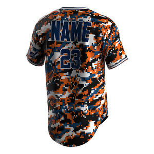 Ecológico bordado hombres Hip-Hop béisbol cuello en V uniforme jerseys Canadá béisbol <span class=keywords><strong>camiseta</strong></span> <span class=keywords><strong>Mujer</strong></span> - Product Image 2