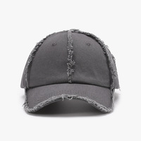 RTS Era Classic Vintage Style Outdoor Unisex Oxford Katoenen Paardenstaart Sportpetjes Baseballpet Fruit Distressed Frayed Hoeden