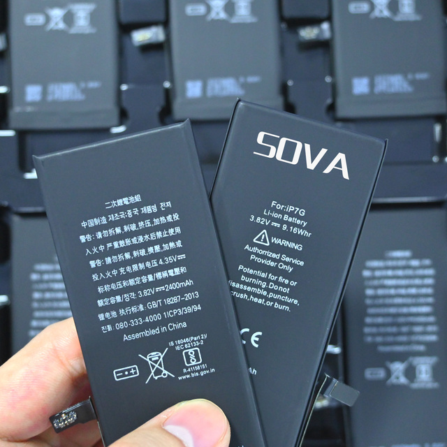 SOVA New Upgrade Solid State Battery for iPhone 6S 6 7G 8G Plus X XR XS 11 12 13 Mini 14 15 Pro Max Battery for iPhone Battery