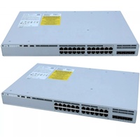 Pour commutateur Cisco Catalyst C9300L-24T-4X-A, 24 ports Gigabit, 4 ports SFP, scellé en usine, neuf, livraison rapide, garantie 1 an, SNMP QoS