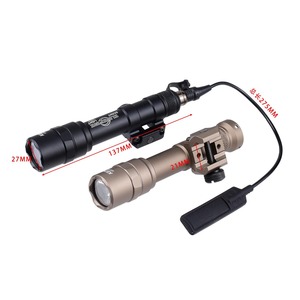 Lampe torche tactique M600B, diamètre 27 mm, longueur 137 mm, batterie rechargeable, lampe de casque, utilisation en extérieur - Product Image 1