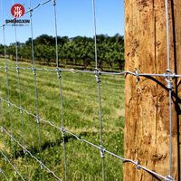 Clôture de champ en fil tressé haute résistance durable pour le bétail, les chevaux, l'élevage, la ferme, le ranch, la pâturée, le paddock, la zone de confinement