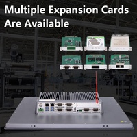 Panneau d'écran tactile industriel 19 pouces IP65 Pc capacitif/résistance intégrée/montage mural/ordinateur de bureau/VESA sans ventilateur