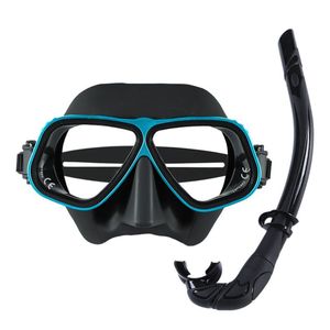 Masque de plongée avec tube respiratoire en silicone durable, ensemble de plongée unisexe pour adultes - Product Image 1