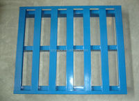 Palettes en acier tubulaire métalliques empilables, robustes, soudées, de taille standard européenne XZY, économiques et durables
