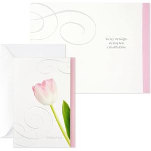 Tarjetas de <span class=keywords><strong>flores</strong></span> de simpatía surtidas elegantes promocionales de 4 diseños con sobre para dar regalos especialmente adecuadas para enviar a un amigo - Product Image 5