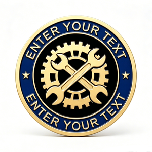 เหรียญที่ระลึกดาวเทียมแบบกำหนดเอง ทำจากโลหะผสมสังกะสี สำหรับนักสะสมอุตสาหกรรมอวกาศ เหรียญที่ระลึกสำเร็จการศึกษาแบบส่วนตัว - Product Image 4