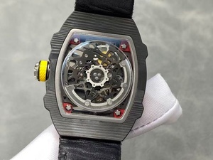 Reloj mecánico de lujo personalizado con caja de fibra de carbono, correa de nailon ligera, diseño deportivo, movimiento automático, hecho en China. - Product Image 5