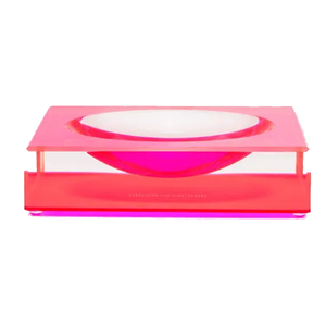 큐브 아크릴 사탕 그릇 화려한 아크릴 사탕 접시 사각형 네온 루사이트 사탕 그릇 - Product Image 1