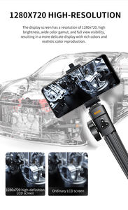 Caméra <span class=keywords><strong>endoscopique</strong></span> industrielle WIFI BRK 8mm avec câble de 1 m pour la réparation de moteur automobile et l'utilisation à domicile Tube de 1 mètre - Product Image 6