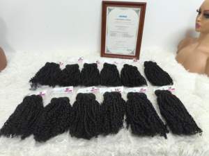 โปรโมชั่น Letsfly $16 ผม Pixie แบบ Double Drawn ผมแท้ 100% จัดเรียงเกล็ดผมอย่างดี สีดำธรรมชาติ ลอน Pixie ขนาด 10-18 นิ้ว น้ำหนัก 100 กรัม/ชิ้น - Product Image 3