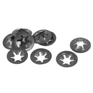 Nero Ossido di Crapped stella di blocco <span class=keywords><strong>push</strong></span> su elementi di fissaggio fissaggio starlock rondella per albero - Product Image 1
