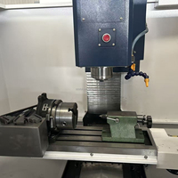 Machine de fraisage CNC à 4 axes de haute qualité pour métaux, petite taille, haute précision, pour le traitement de l'aluminium, VMC, à prix abordable