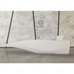 Ideas de Mostradores de Recepción Modernos Blancos de Gran Venta en 2026, Diseño Interior Moderno, Escritorio de Oficina, Mesa de Recepción - Product Image 4
