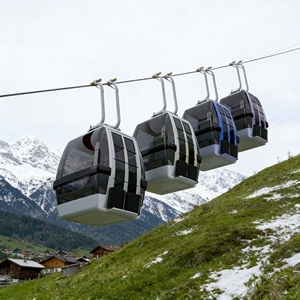 Cabines de téléphériques gondoles personnalisables haut de gamme à vendre avec un téléphérique de ski gondole de haute qualité et durable à vendre - Product Image 3