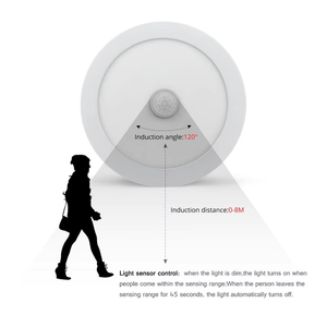 Hiện đại <span class=keywords><strong>Led</strong></span> Downlight với được xây dựng trong PIR cảm biến chuyển động bề mặt tròn gắn trần ánh sáng 3000-6500K Nhiệt độ màu - Product Image 3