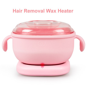 Chauffe-cire électrique professionnel avec bol en silicone antiadhésif à température constante pour épilation en salon et spa - Product Image 2