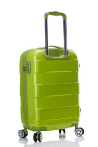 Vente en gros Bagages & sacs de voyage à roulettes plastique durable PC fermeture éclair Tsa valises bleues valises bagages - Product Image 6