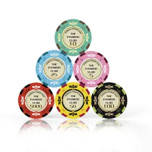 Exclusively Designed 500pcs Poker Chip Set for Casinos
