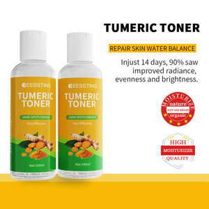 2025 gran oferta orgánica vegana eficaz blanqueamiento profundo eliminación de pecas brillo manchas oscuras eliminación borrador cúrcuma tóner Facial - Product Image 3