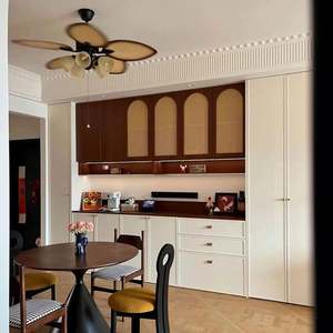 Hot Selling Customizable Chinese Style Wooden <b>Wardrobe</b> Simple Modern Retro Rattan Cabinet Durable Space-Saving for Home Hotel - Product Image 1