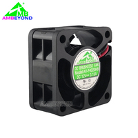 Ventilateur axial DC silencieux à faible bruit 4020 40x40x20mm 12V, mini ventilateur de refroidissement sans balais avec roulement hydraulique pour appareils électroménagers compacts