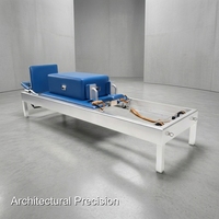 Reformer de Pilates Clásico Robusto de Aluminio Semi-Elevado con Deslizamiento Suave