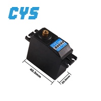 CYS-S0090 Servomoteur RC analogique haute performance étanche à l'échelle 1:10, couple 6.0kg*cm, 9g, sans noyau, en métal, pour bateaux et accessoires