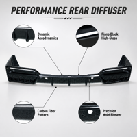 Lèvre de pare-chocs arrière GOFY pour Geely Galaxy M9 MPV, diffuseur arrière en PP thermoformé, aileron de tuning, accessoires de mise à niveau extérieure