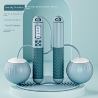 Corde à sauter électronique intelligente avec grande boule sans fil pour la perte de poids et le fitness