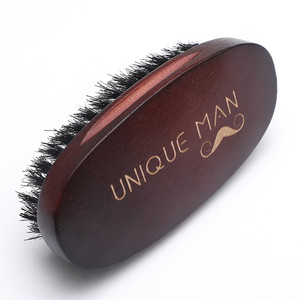 Người Đàn Ông Độc Đáo Bán Buôn Nóng Bán Màu Đỏ Xử Lý Heo Rừng Màu Đen Lông Bàn Chải Tóc Râu - Product Image 4