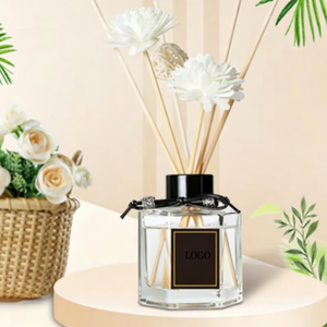 Premium Quality Reed Diffuser Set 50ml Glass for Quiet Office <strong>Environment</strong> a Small Amount of Alcohol - Product Image 3