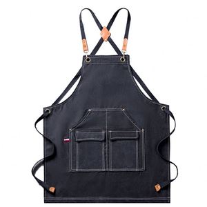 Delantal Resistente con Logotipo Personalizable, Correas de Hombro Ajustables, Apto para Carpinteros, Jardineros, Artesanos y Trabajadores de Reparaciones - Product Image 1