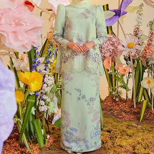 SIPO EID-vestido islámico de dos piezas para mujer, conjunto de Maxi Borong musulmán, Muslimah, Baju, Raya, Baju, Kurung - Product Image 1