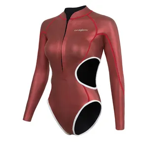 剥离山本氯丁橡胶比基尼潜水服滑行皮肤自由潜水潜水服潜水泳衣泳衣女式沙滩装2毫米