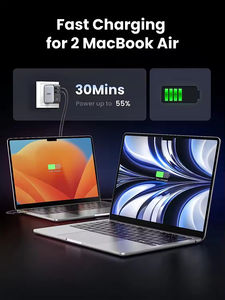 Chargeur de téléphone USB C UGREEN 100W Nexode 4 ports GaN pliable compact, chargeur mural rapide, adaptateur secteur pour MacBook Pro Air - Product Image 5