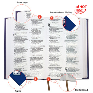 ปลอกแข็งหรูหรา msg GNT CMYK ความละเอียดสูง<span class=keywords><strong>30</strong></span>แกรมกระดาษไบเบิลกับรุ่นที่แตกต่างกัน - Product Image 3