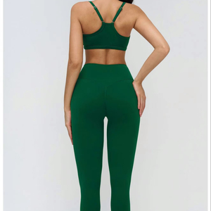 Set da Yoga e <span class=keywords><strong>Fitness</strong></span> di Alta Qualità per Donne, Felpa con Scollo a V, Manica Lunga, Abbigliamento Casual per Corsa - Product Image 1