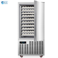 IQF 10 plateaux-40 ° C congélation rapide réfrigérateur surgelé petit refroidissement par Air congélateur à soufflage refroidisseur congélateur à choc pour poisson crevettes viande