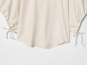 Set Coord con maniche a sbuffo rilassata camicia da donna oversize <span class=keywords><strong>pantaloni</strong></span> larghi 2 pezzi lounge <span class=keywords><strong>in</strong></span> <span class=keywords><strong>misto</strong></span> <span class=keywords><strong>lino</strong></span> OEM/ODM China Factory - Product Image 6